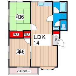 ヒルコーポの物件間取画像